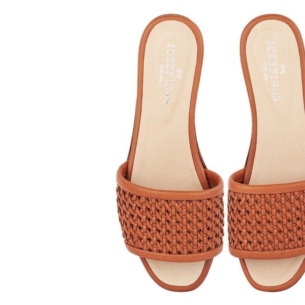JOSEFINAS Portugal Size 35 US 5 Genuine Leather Woven Slide Nina Misty Sandals